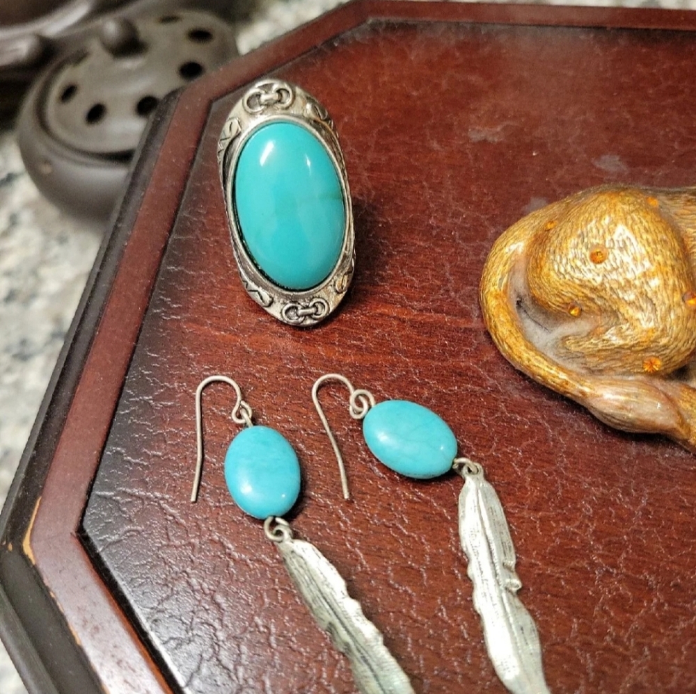 Torquois jewelry set